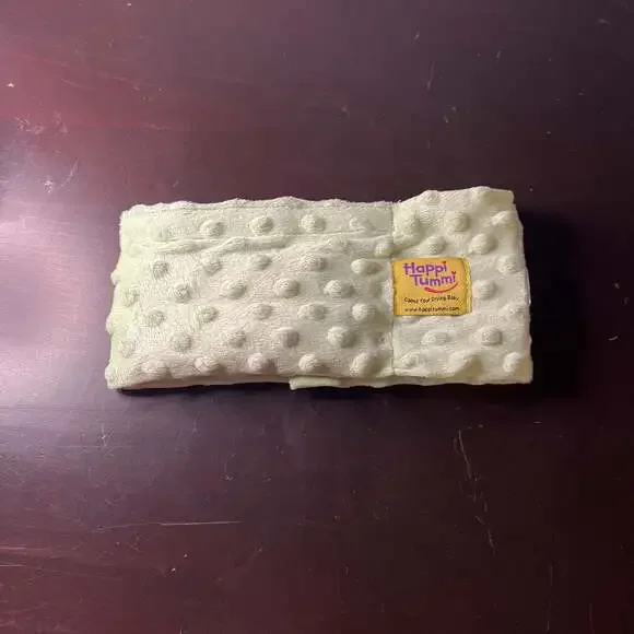 Happi Tummi Green Plush Waistband w/ Herbal Pouch for Baby Colic and Gas Relief - Picture 1 of 8